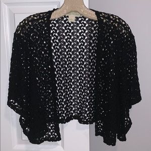 Staring at Stars Black Crochet jacket